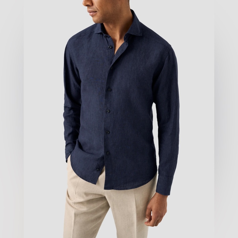 Banana Republic Dark Blue Casual Shirt